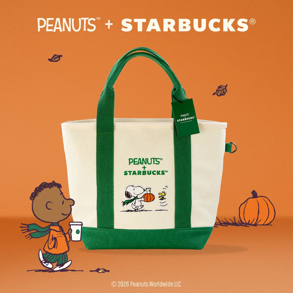 Starbucks Hong Kong - 2026 PEANUTS™ + STARBUCKS® Collection x Great Pumpkin™ Canvas Mini Tote