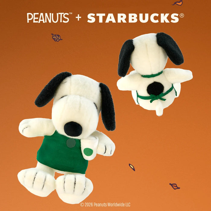 Starbucks Hong Kong - 2026 PEANUTS™ + STARBUCKS® Collection x Snoopy™ Plush (Medium Size)