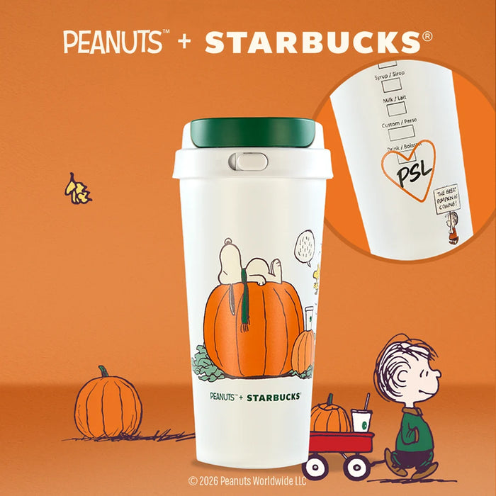 Starbucks Hong Kong - 2026 PEANUTS™ + STARBUCKS® Collection x Great Pumpkin™ 16oz Stainless Steel Tumbler