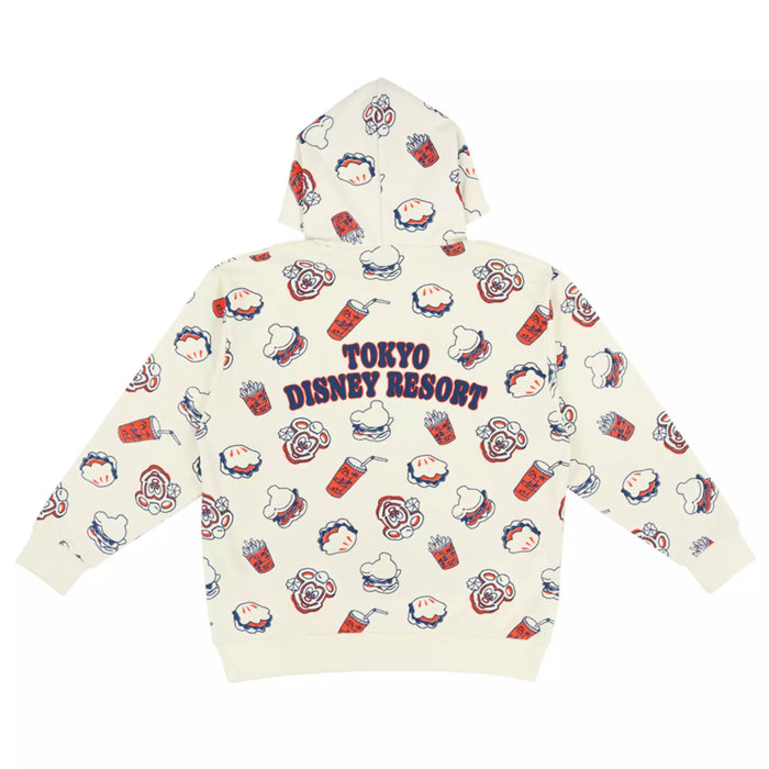 TDR -  Tokyo Disney Resort Food Theme All Over Print Pullover Hoodie for Adults (Release Date: Nov 14, 2024)