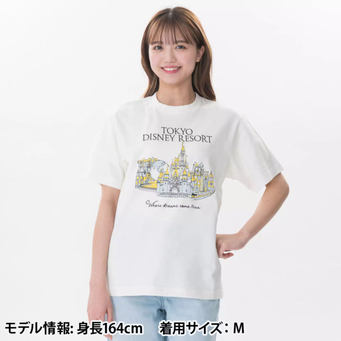 TDR - Tokyo Disney Resort "Where Dreams come True" Wordings with Different Attractions T Shirt for Adults (Release Date: May 22, 2025)