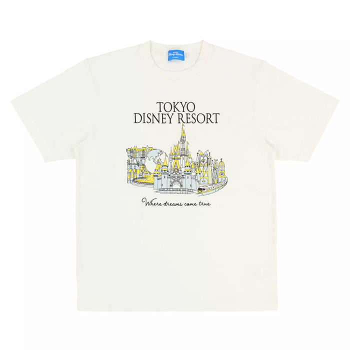 TDR - Tokyo Disney Resort "Where Dreams come True" Wordings with Different Attractions T Shirt for Adults (Release Date: May 22, 2025)