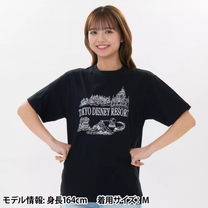 TDR - Tokyo Disney Resort Wordings with Different Attractions T Shirt for Adults (Release Date: May 22, 2025)