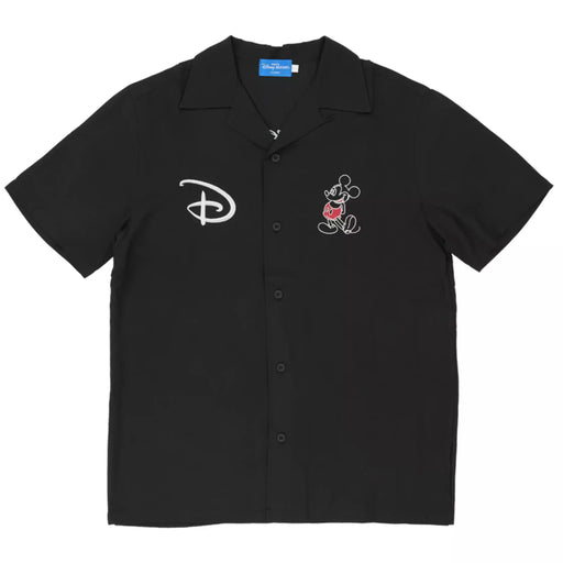 TDR - Tokyo Disney Resort & Park Icon Embroidered Shirt for Adults Color: Black (Release Date: Jun 5, 2025)