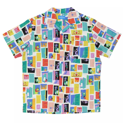 TDR - "Monsters, Inc." & Colorful Doors Aloha Shirt for Adults (Release Date: Jun 5, 2025)