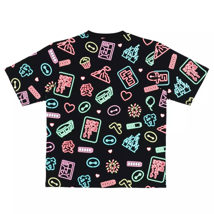 TDR - Colorful Neon & Baymax Themed Collection x Big Hero 6 Baymax All Over Print T Shirt for Adults (Release Date: July 1, 2025)
