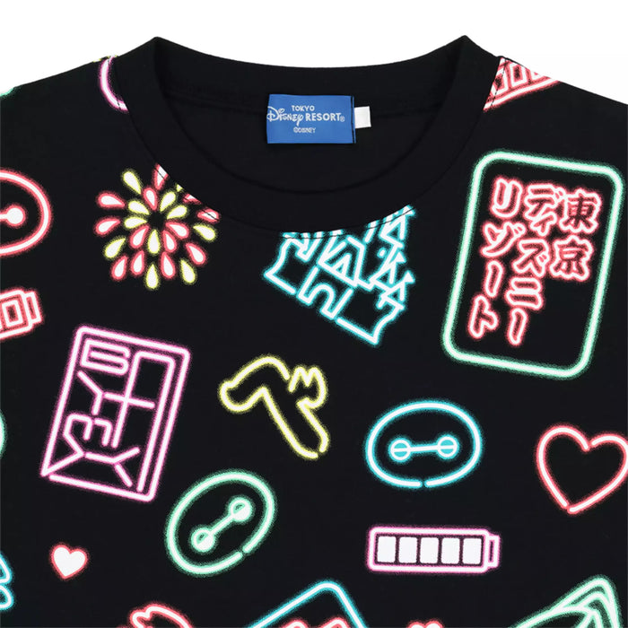 TDR - Colorful Neon & Baymax Themed Collection x Big Hero 6 Baymax All Over Print T Shirt for Adults (Release Date: July 1, 2025)