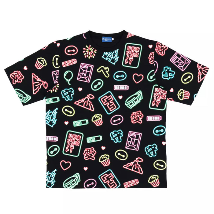 TDR - Colorful Neon & Baymax Themed Collection x Big Hero 6 Baymax All Over Print T Shirt for Adults (Release Date: July 1, 2025)