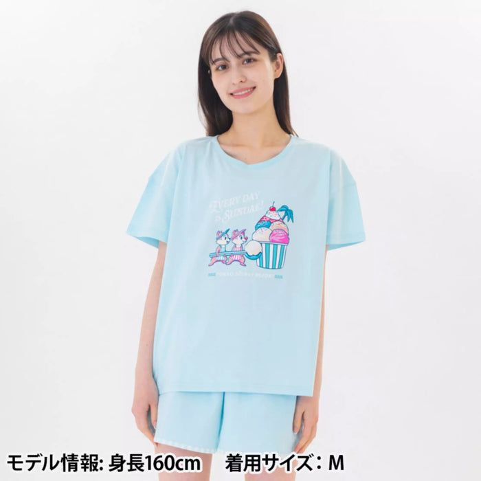 TDR - Mickey & Friends "SUNNY SUNNY Summer" Collection x Chip & Dale Loungewear Set for Adults (Release Date: Jun 5. 2025)