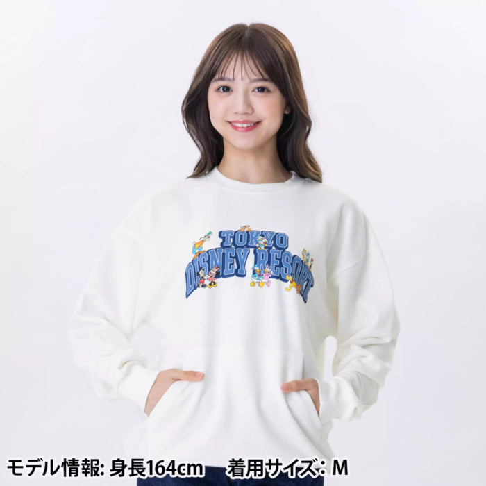 TDR - Mickey & Friends & Tokyo Disney Resort" Wordings Pullover Sweatshirt for Adults (Release Date: Oct 16, 2025)