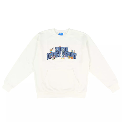 TDR - Mickey & Friends & Tokyo Disney Resort" Wordings Pullover Sweatshirt for Adults (Release Date: Oct 16, 2025)