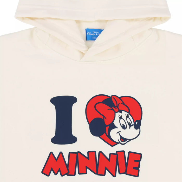 TDR - I love Minnie Mouse Pullover Hoodies with Ears for Adults Color:Pink (Release Date: Oct 2, 2025)