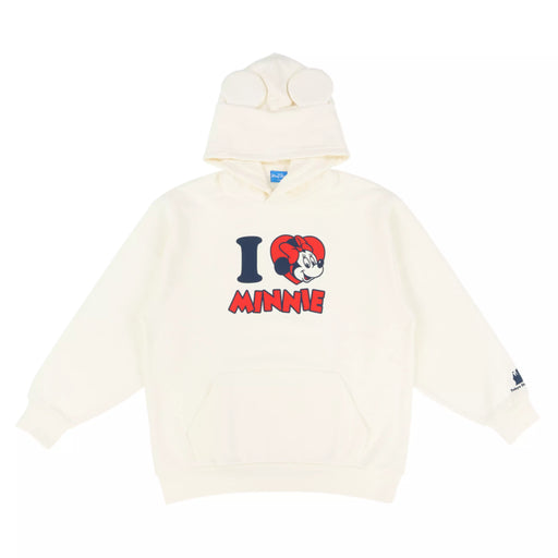 TDR - I love Minnie Mouse Pullover Hoodies with Ears for Adults Color:Pink (Release Date: Oct 2, 2025)