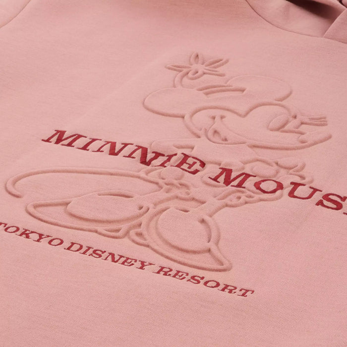 TDR - Minnie Mouse "Embossed" Pullover Hoodies for Adults Color: Pink (Release Date: Oct 2, 2025)
