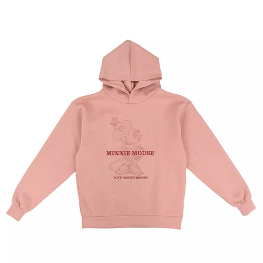 TDR - Minnie Mouse "Embossed" Pullover Hoodies for Adults Color: Pink (Release Date: Oct 2, 2025)