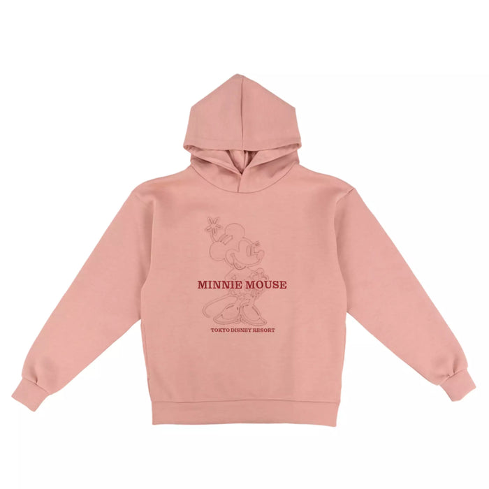 TDR - Minnie Mouse "Embossed" Pullover Hoodies for Adults Color: Pink (Release Date: Oct 2, 2025)