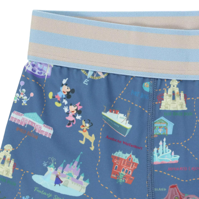 TDR - Tokyo Disney Resort "Park Map Motif"All Over Printed Boxer Shorts Unisex (Release Date: Oct 16, 2025)