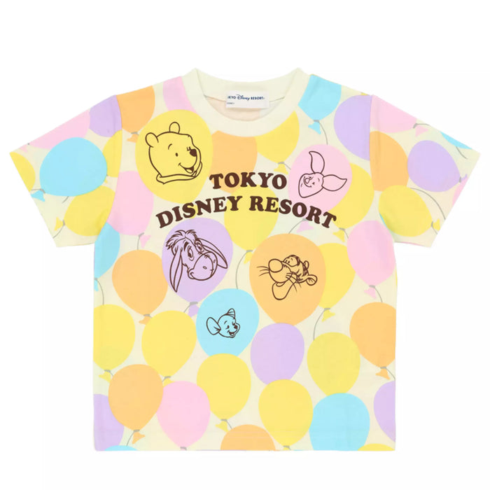 TDR - 2026 Winnie the Pooh & Friends & Balloons All Over Print T Shirt for Kids (Release Date: May 21, 2026)