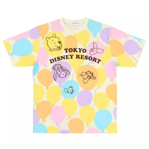TDR - 2026 Winnie the Pooh & Friends & Balloons All Over Print T Shirt for Adults (Release Date: May 21, 2026)