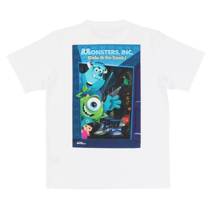 TDR - 2026 "Monsters, Inc. Ride & Go Seek!" Poster in the Back T Shirt for Adults (Release Date: Jul 16, 2026)
