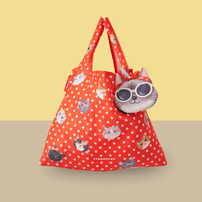 Starbucks Hong Kong - 2026 Meow Star Collection x Reusable Bag - Grey Cat