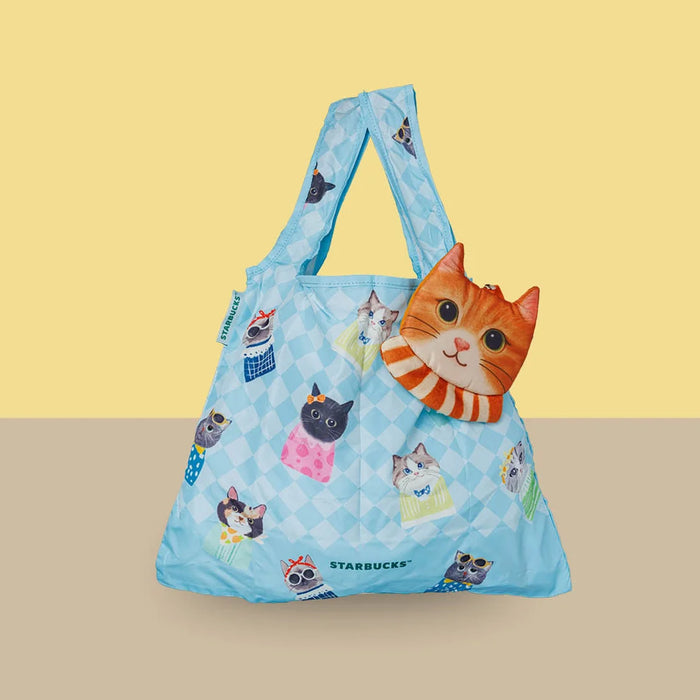 Starbucks Hong Kong - 2026 Meow Star Collection x Reusable Bag - Little Orange Cat