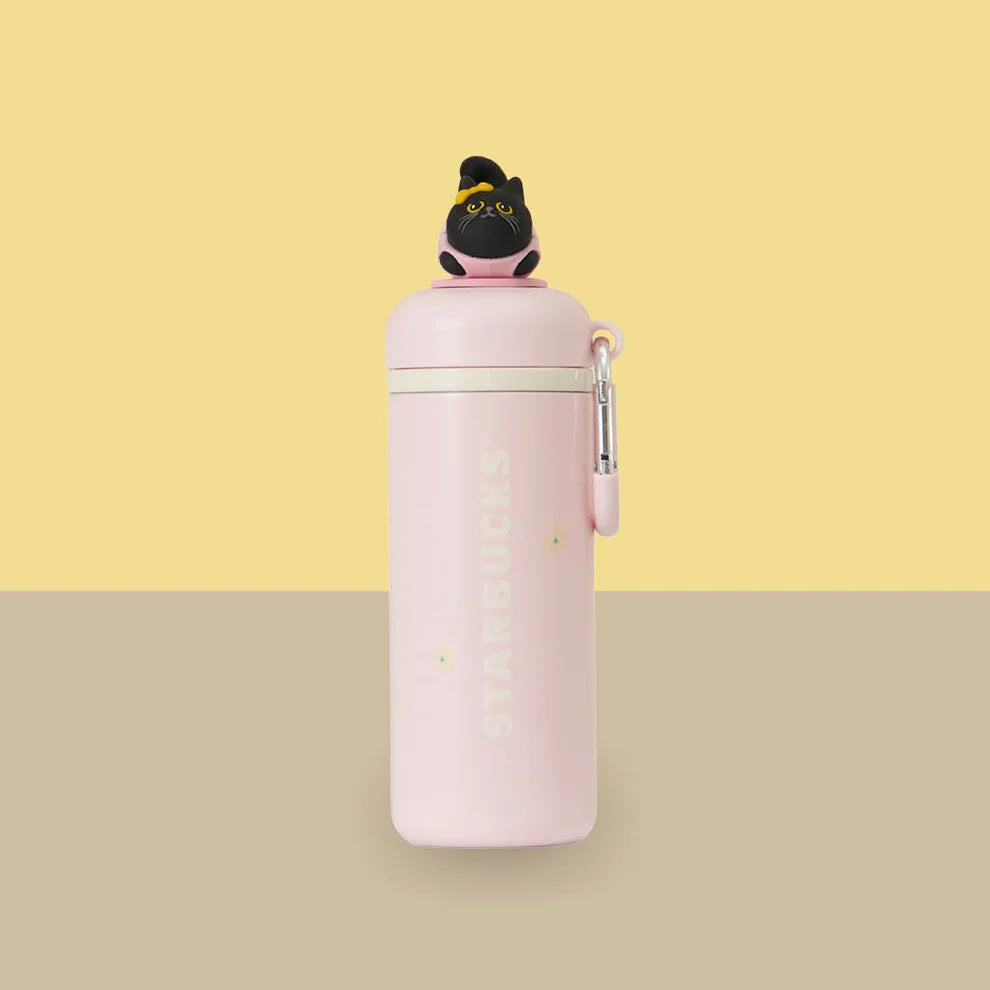 Starbucks Hong Kong - 2026 Meow Star Collection x SS Bottle - Pink 12oz