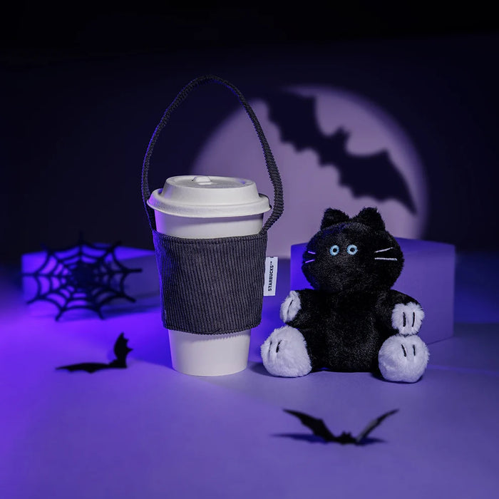 Starbucks Hong Kong - 2026 Halloween Spooky Meowchestra Collection x Spooky Meowchestra Cat Plush Carrier Sleeve