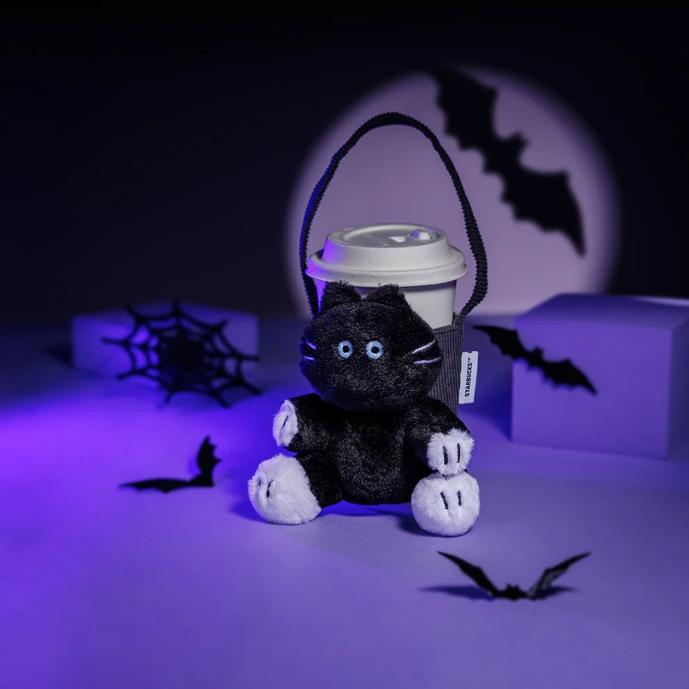 Starbucks Hong Kong - 2026 Halloween Spooky Meowchestra Collection x Spooky Meowchestra Cat Plush Carrier Sleeve