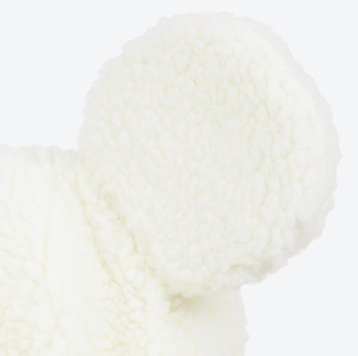 TDR - Winter "Warm & Warm" Collection x Fluffy Mickey Mouse Hat for Adults (Color: White)