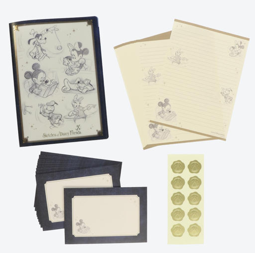 TDR - Sketches of Disney Friends Collection x Mickey & Friends Letter Set