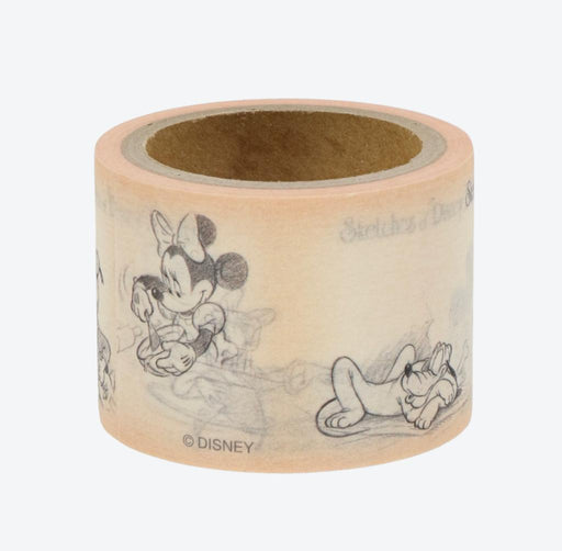 TDR - Sketches of Disney Friends Collection x Mickey & Friends Masking Tape