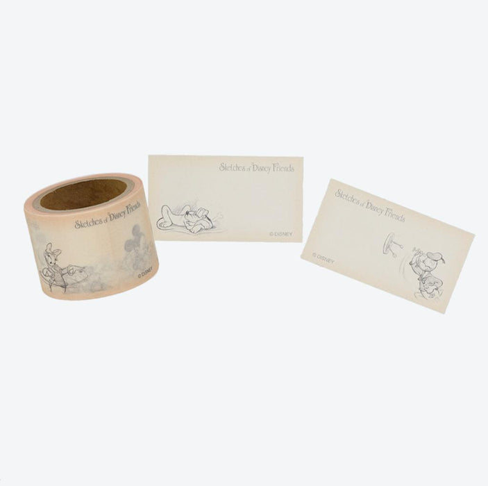 TDR - Sketches of Disney Friends Collection x Mickey & Friends Masking Tape