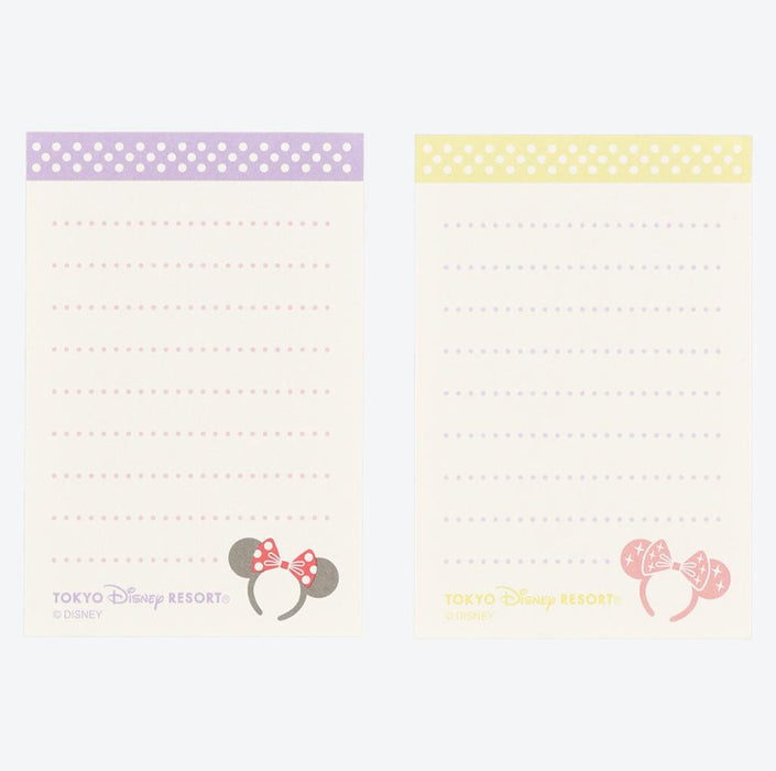 TDR - Minnie Mouse Ear Headband "Always in Style" Collection x Memo Notes Set (Release Date: July 6)