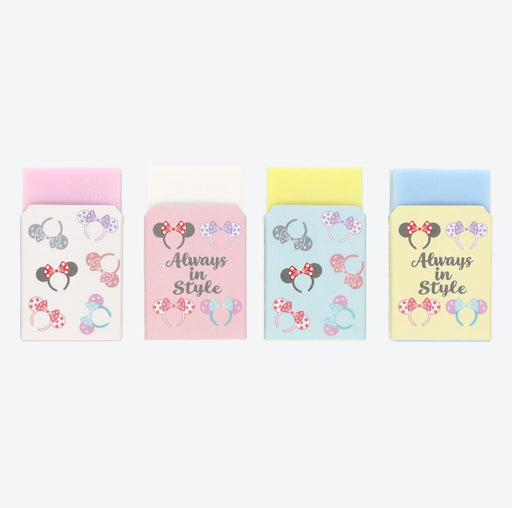 TDR - Minnie Mouse Ear Headband "Always in Style" Collection x AIR-in Earasers Set (Release Date: July 6)