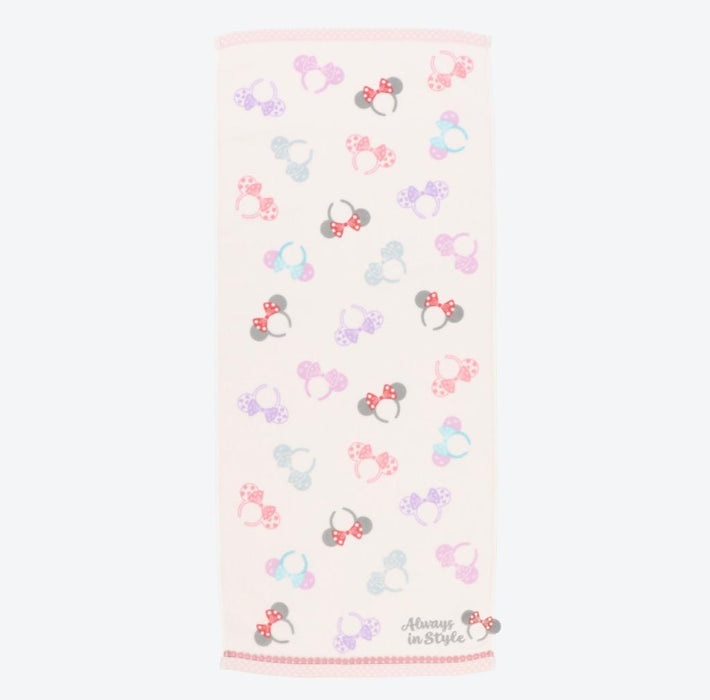 TDR - Minnie Mouse Ear Headband "Always in Style" Collection x Face Towel (Release Date: July 6)
