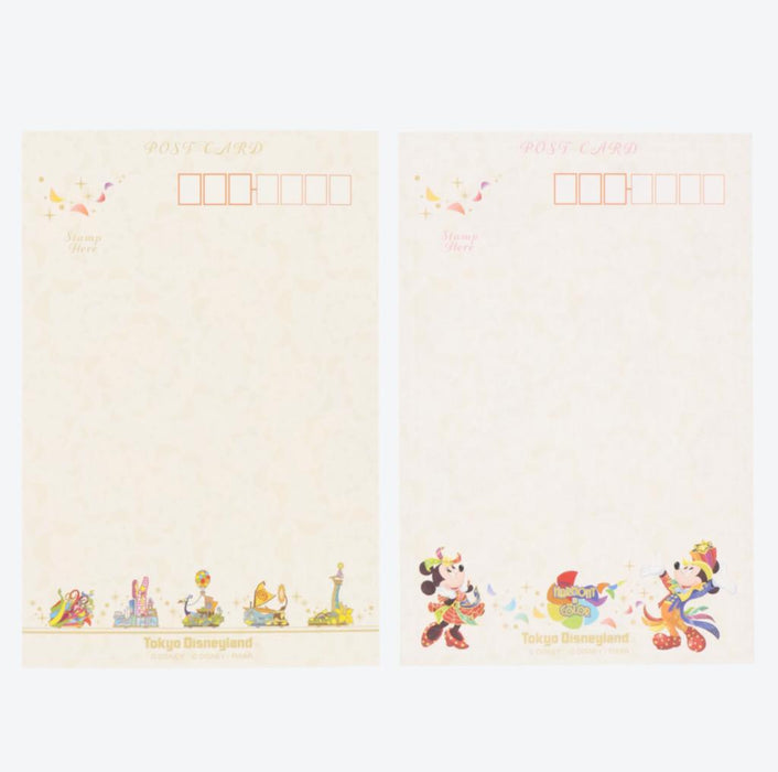 TDR - 40th Anniversary "Disney Harmony in Color Parade" - Post Cards Set (Release Date: July 10)