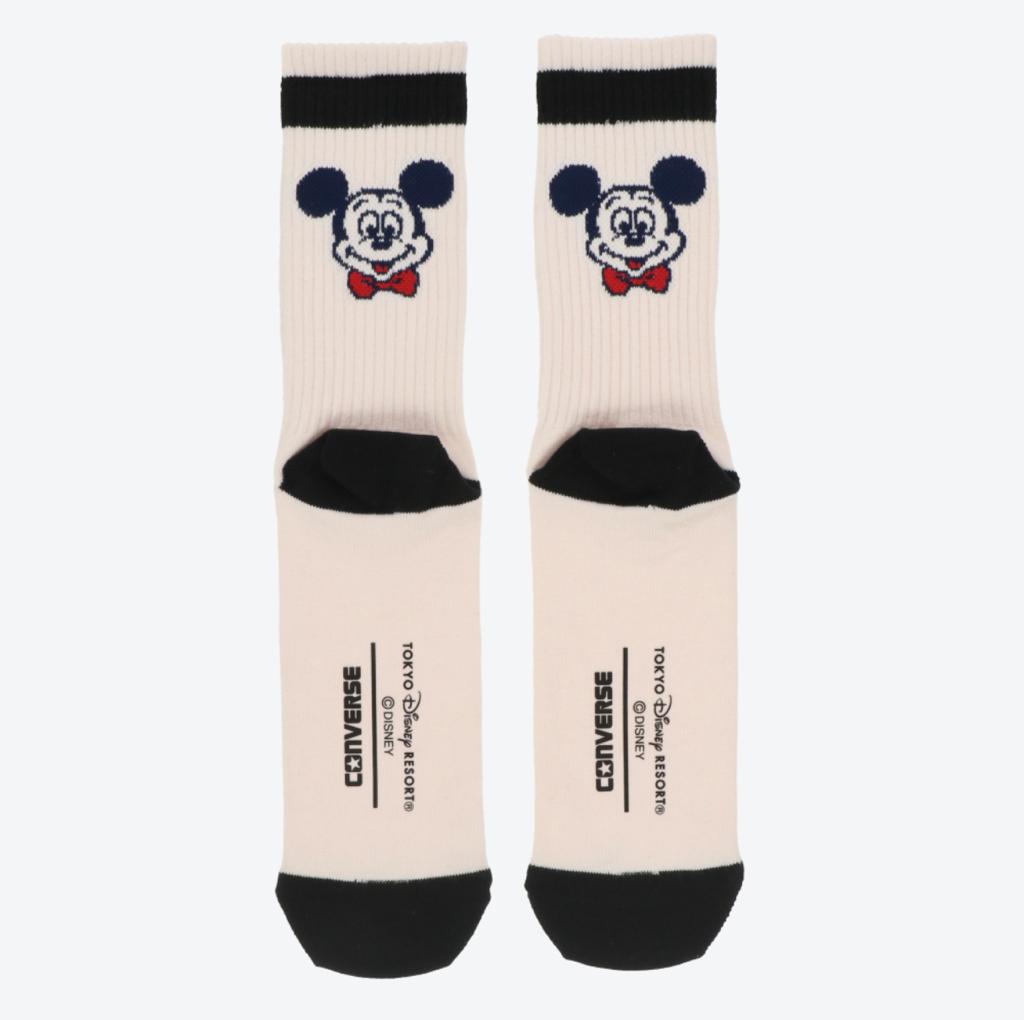 TDR - 40th Anniversary "CONVERSE" - Mickey Mouse Socks for Adults (Release Date: July 10)
