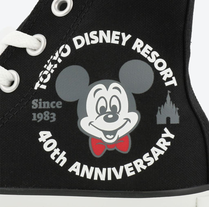 TDR - 40th Anniversary "CONVERSE" - Mickey Mouse Converse All Star 40 HI Sneaker (Release Date: July 10)