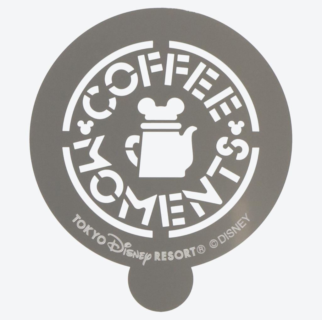 TDR - Mickey Mouse "Coffee Moments" Latte Art Sheet (Release Date: July 20)