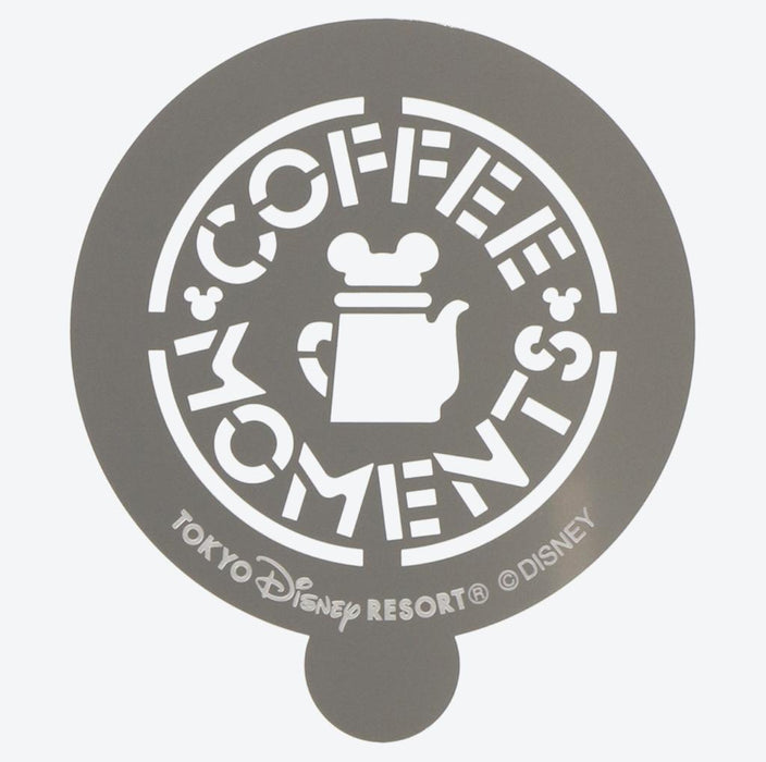 TDR - Mickey Mouse "Coffee Moments" Latte Art Sheet (Release Date: July 20)