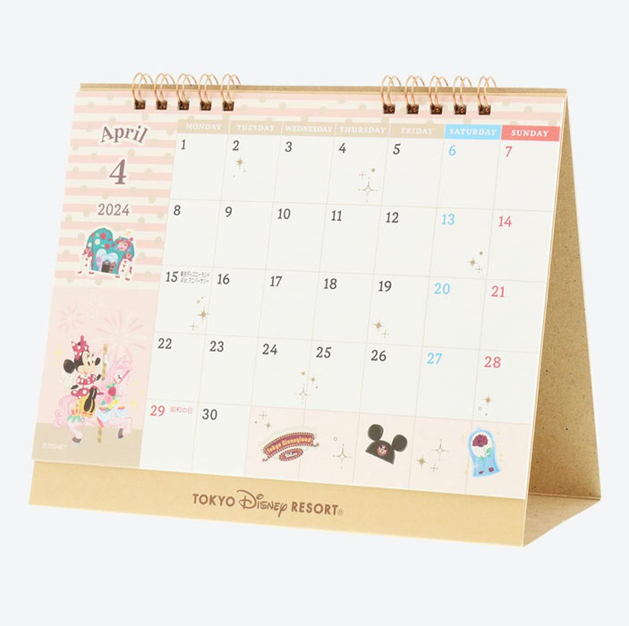 Calendrier mural Mickey et ses amis 2024 Tokyo Disney Resort