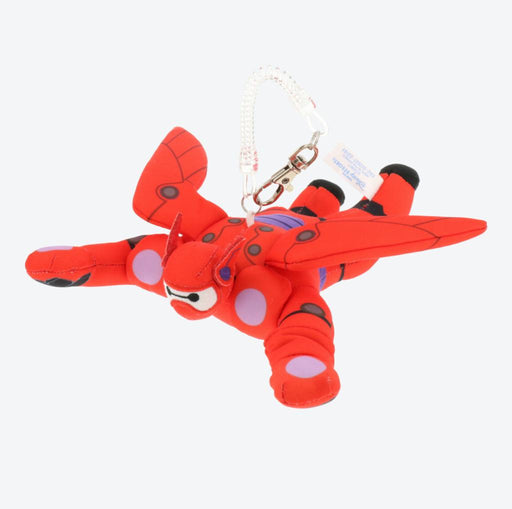 TDR - Baymax Wearing a Red Powered Suit Plush Keychain with Coil Cord Lanyard (Release Date: Aug 17)