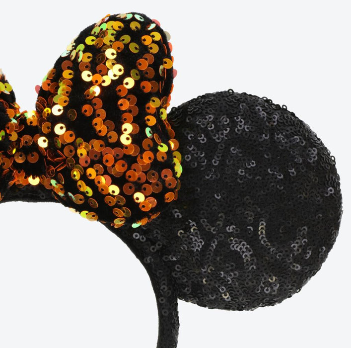 TDR - Minnie Mouse Halloween Colors Sparkling Sequin Ear Headband (Release Date: Aug 17)