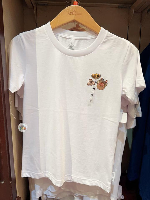 HKDL - Simba, Pumbaa and Timon Embroidered T Shirt for Adults