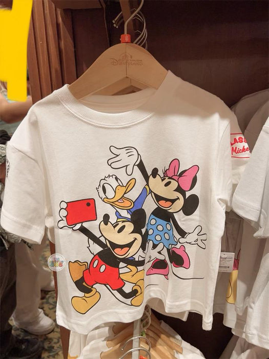 HKDL - Mickey & Friends "Let's take a Selfie Together" T Shirt for Kids