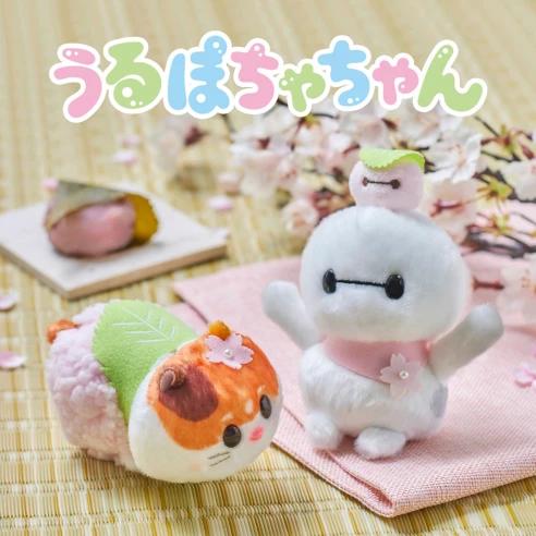 JDS - 2026 Sakura Collection x Baymax & Mochi Urupocha-chan Plush Toys Set of 2 (Release Date: Jan 13, 2026)