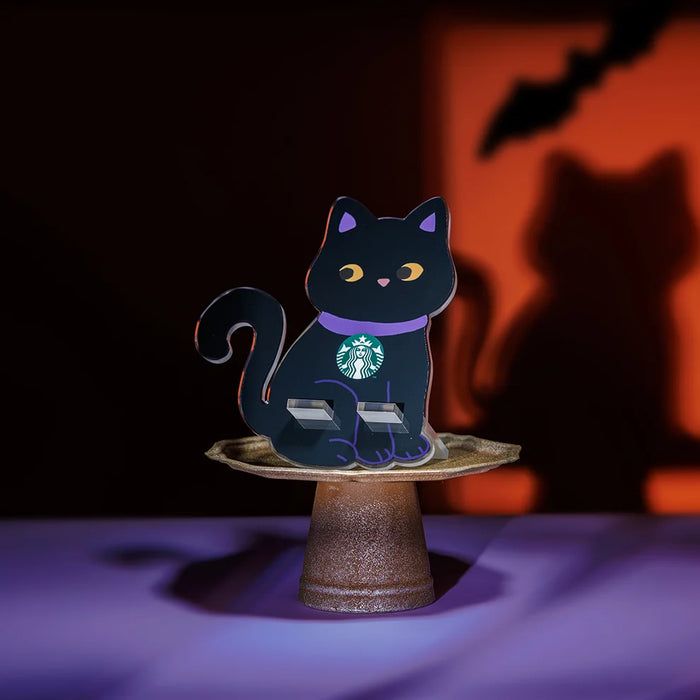 Starbucks Hong Kong - 2026 Starlit Halloween Party Collection x Witch Cat Acrylic Phone Stand