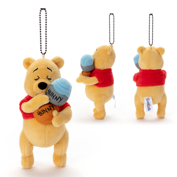 Japan Exclusive - Winnie the Pooh "Funny Face" with Hunny Pots Plush Keychain (Release Date: July 13)
