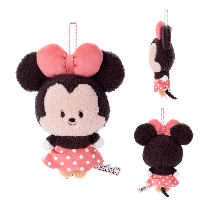 Japan Exclusive - Minnie Mouse "YULULUN Fluffy!" Plush Keychain (Release Date: Aug 25, 2024)